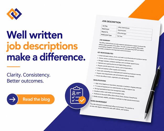 Job Descriptions make a difference